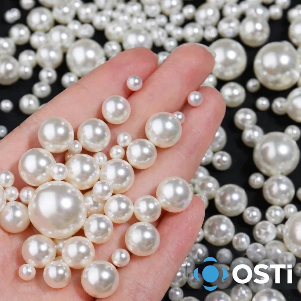 PLASTİK İNCİ ÇAKMA BONCUK 6MM-10MM