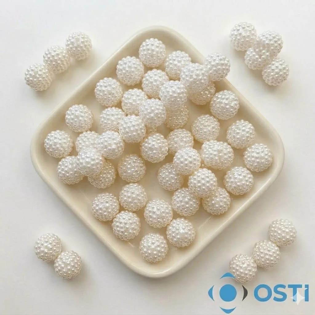 PLASTİK TAM BÖĞÜRTLEN İNCİ BEYAZ