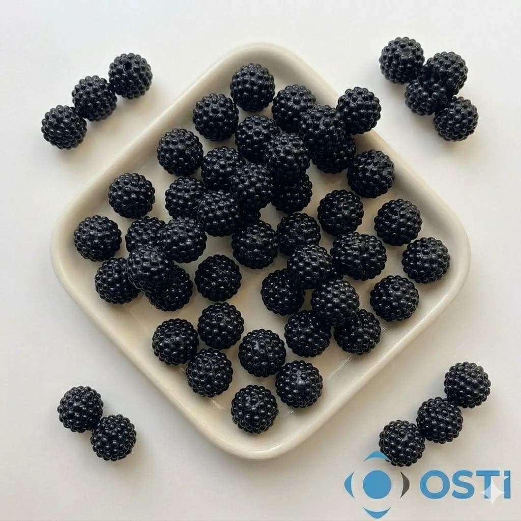 PLASTİK TAM BÖĞÜRTLEN İNCİ SİYAH