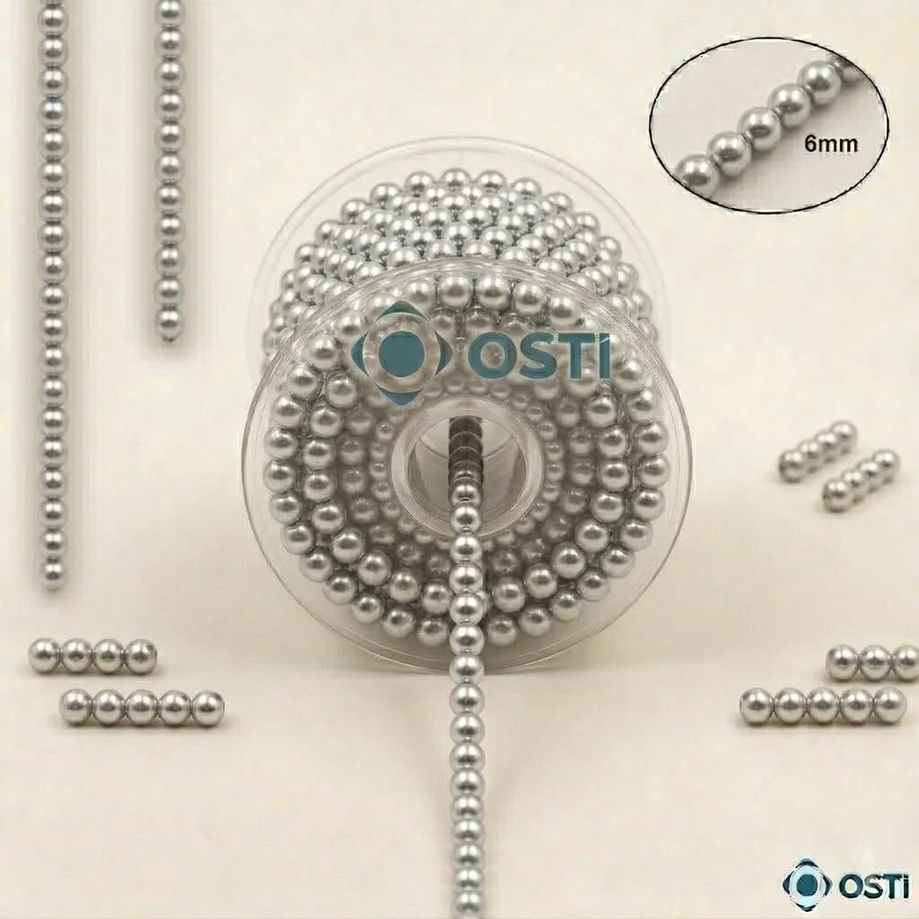 PLASTİK RULODA TEK SIRA İNCİ GÜMÜŞ