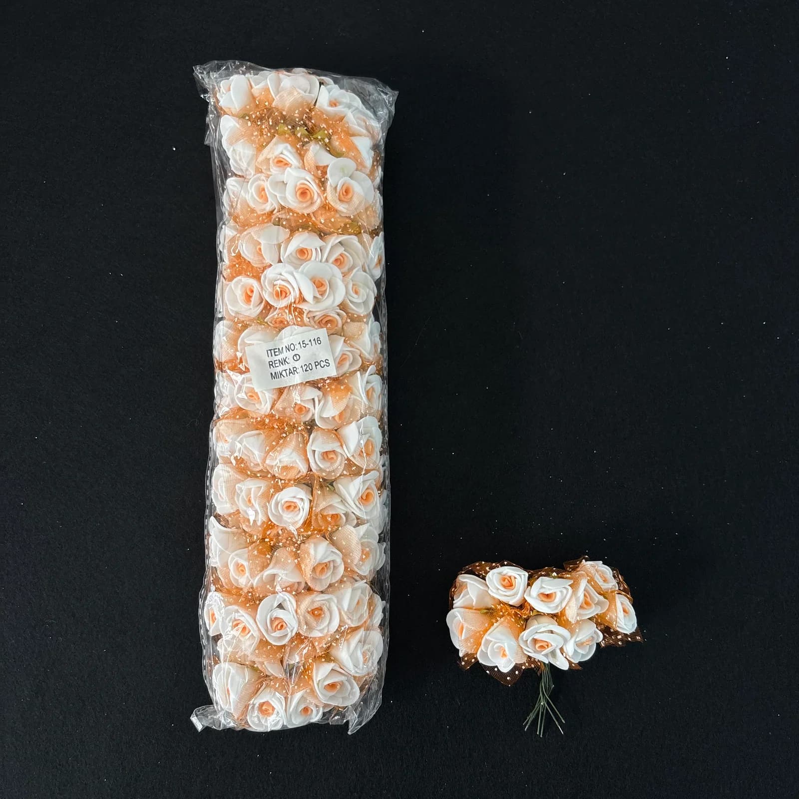 ÇİFT RENKLİ LATEKS GÜL