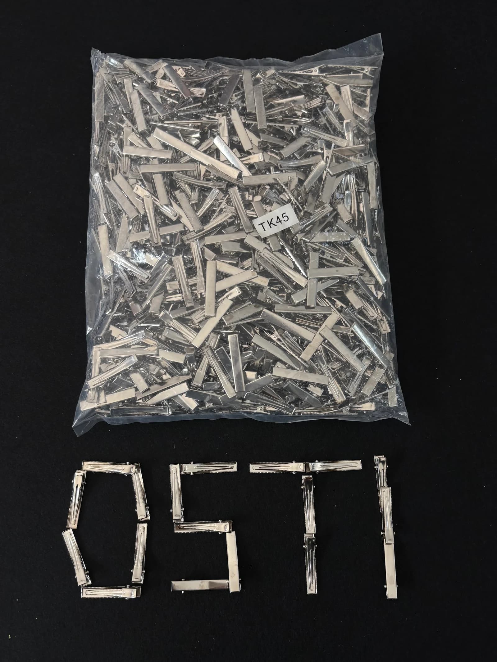 TİMSAH AĞZI METAL TOKA 4,5CM (1000'Lİ)