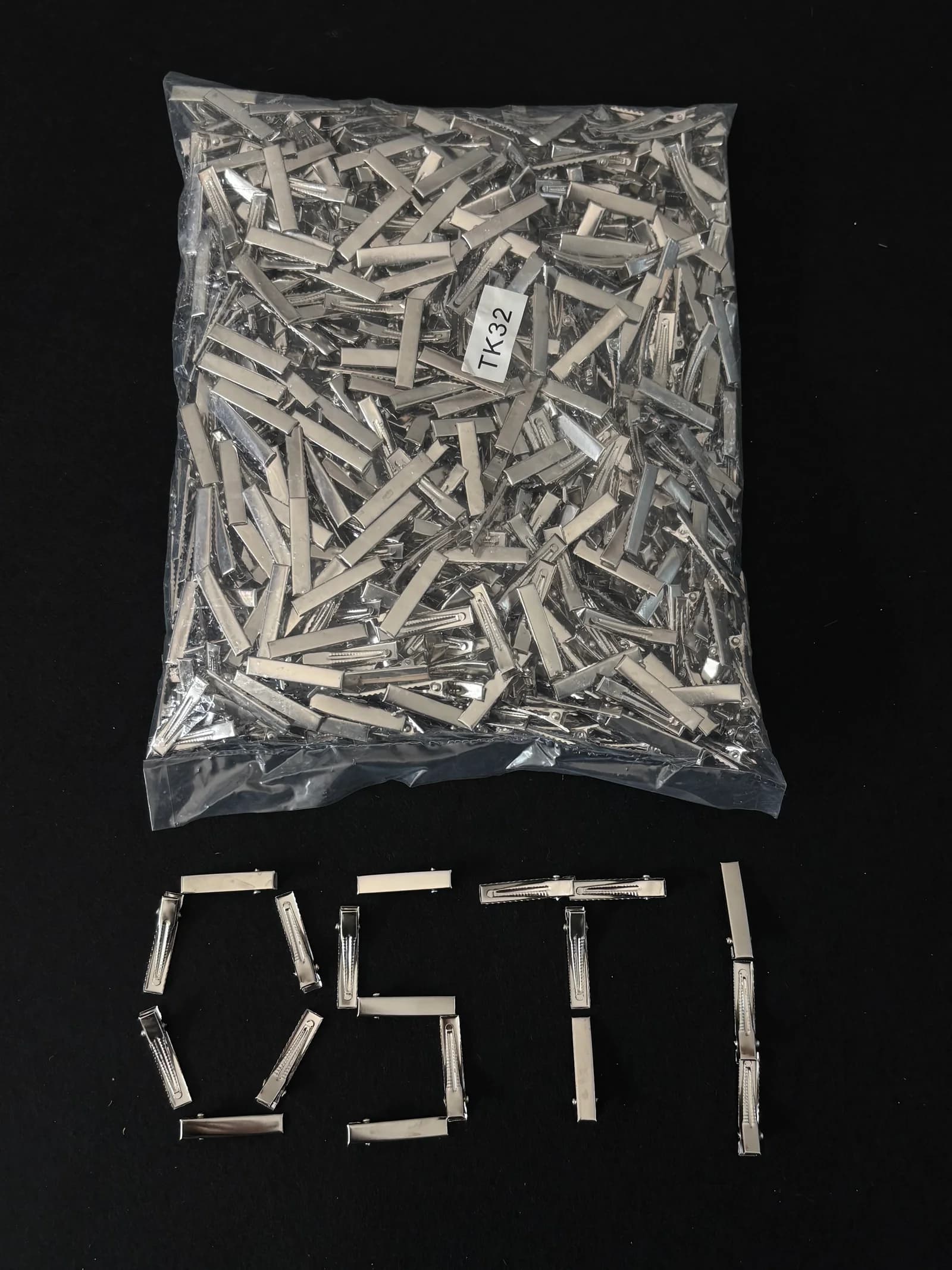 TİMSAH AĞZI METAL TOKA 3,2CM (1000'Lİ)