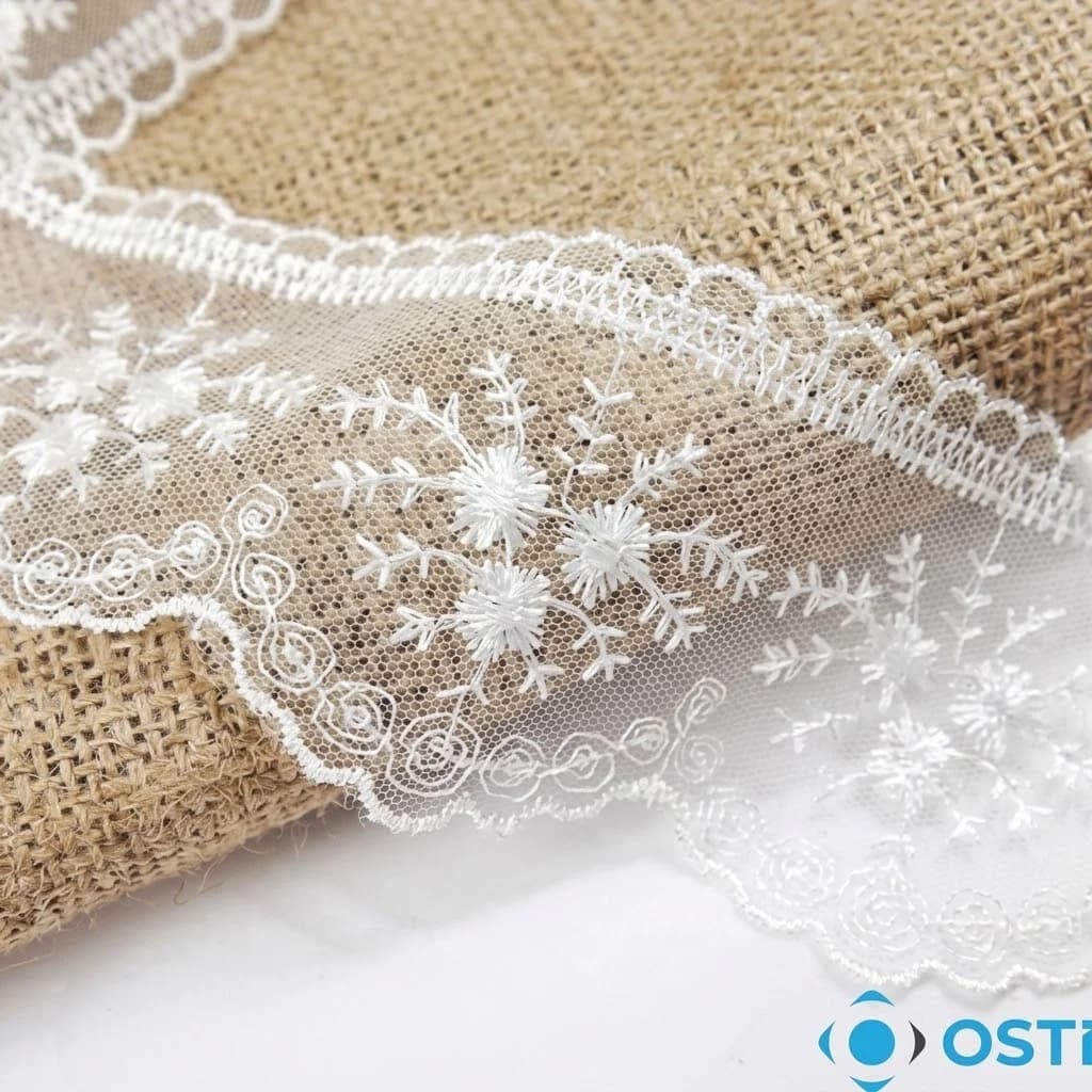 BRODE DANTEL GÜPÜR BEYAZ EN 5 CM 9 METRE(BURSA DANTELİ)