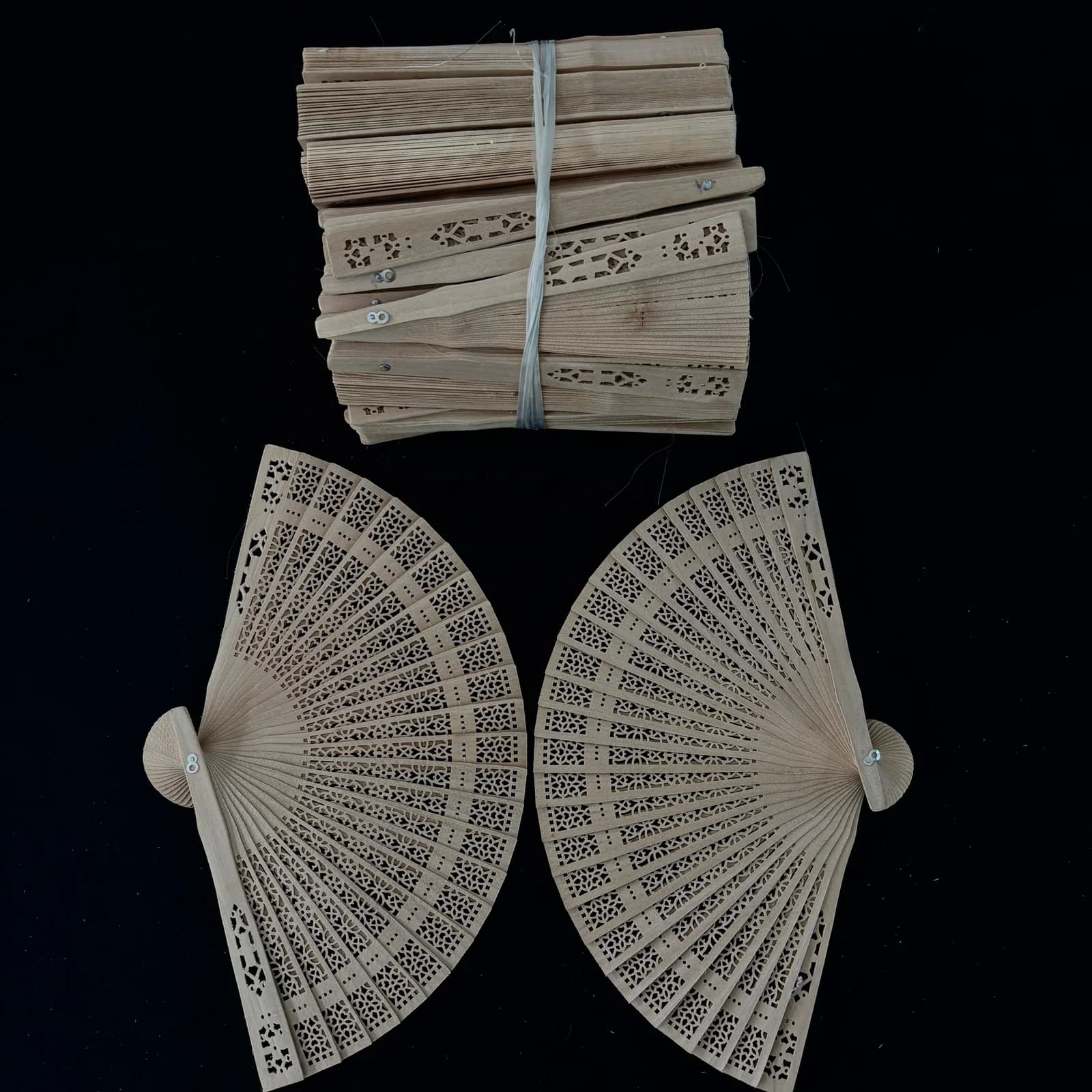 AHŞAP YELPAZE 50Lİ