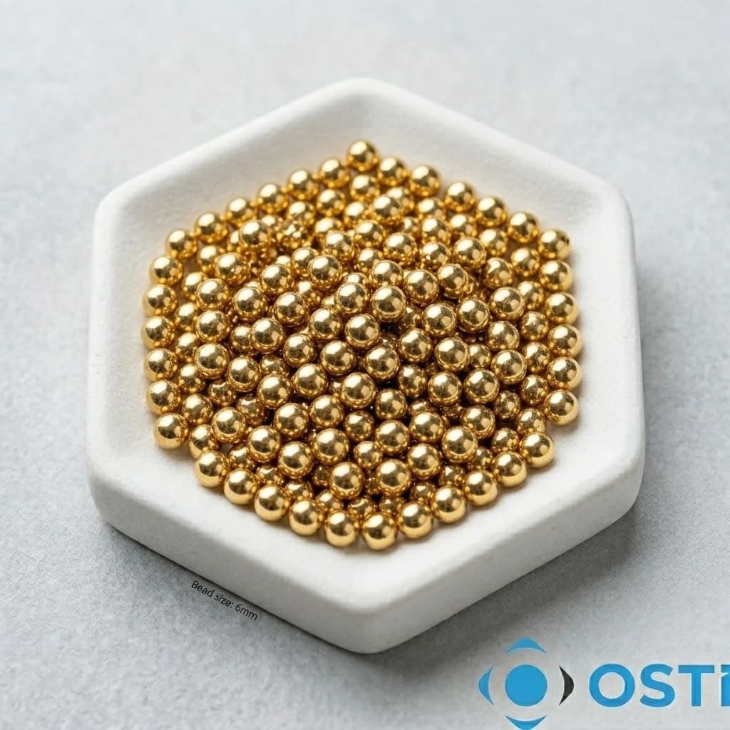 PLASTİK LÜX KAPLAMA İNCİ BONCUK ALTIN