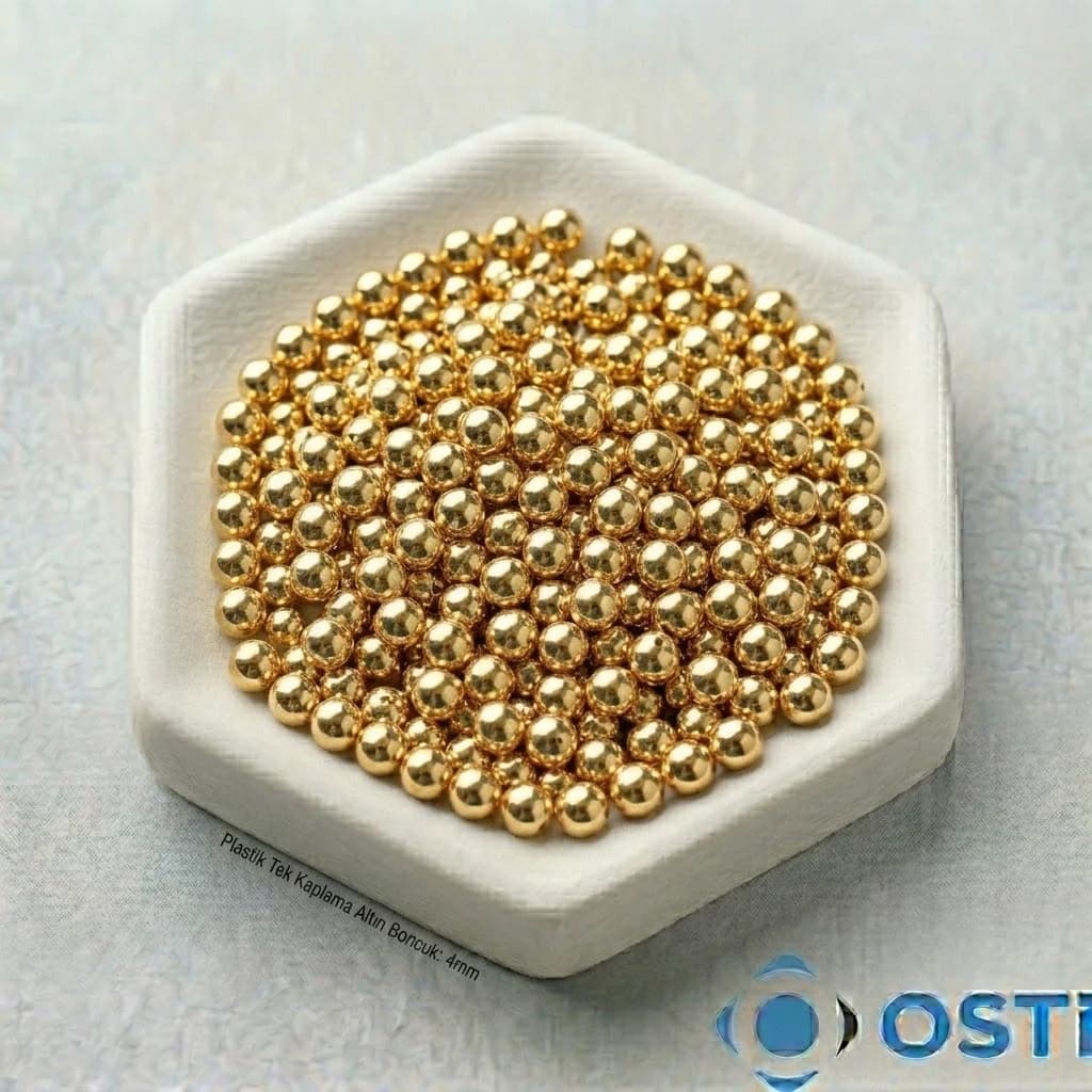 PLASTİK TEK KAPLAMA İNCİ BONCUK 4MM