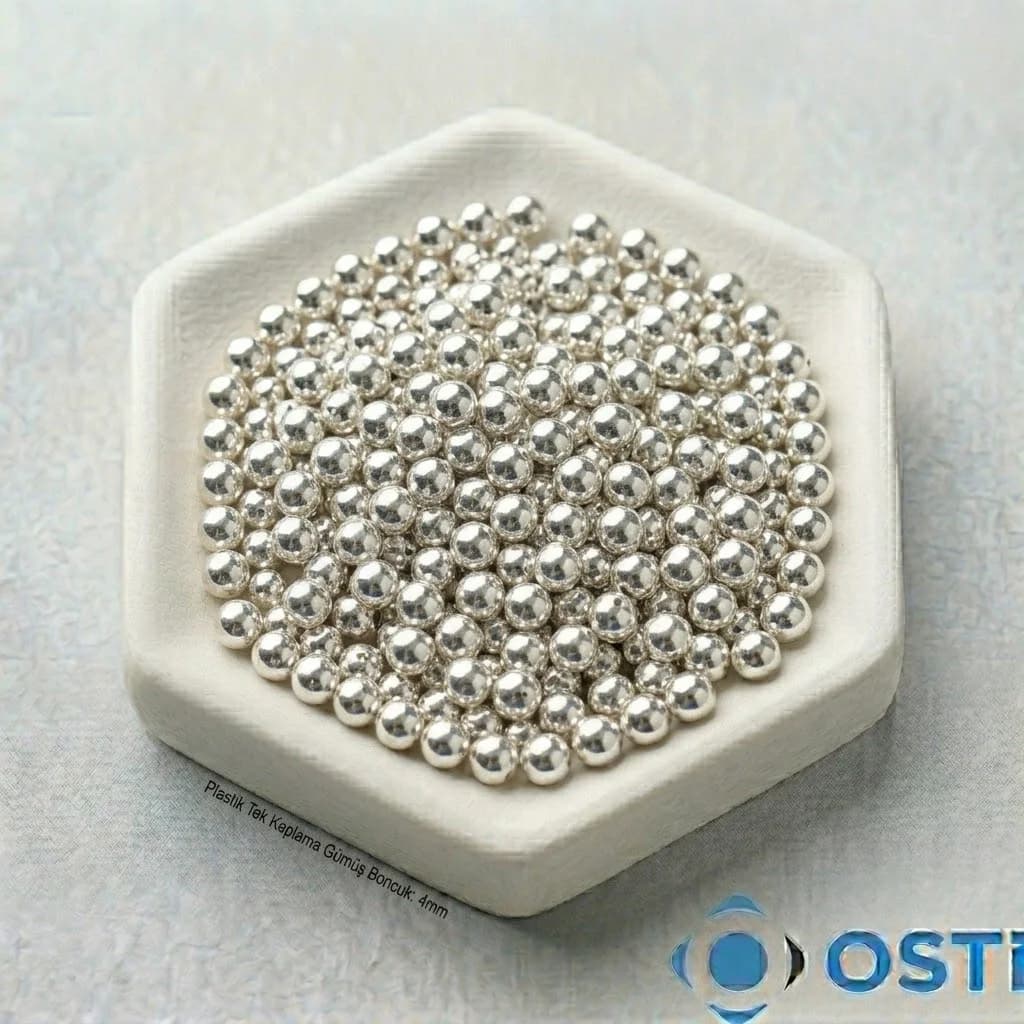 PLASTİK TEK KAPLAMA İNCİ BONCUK 4MM