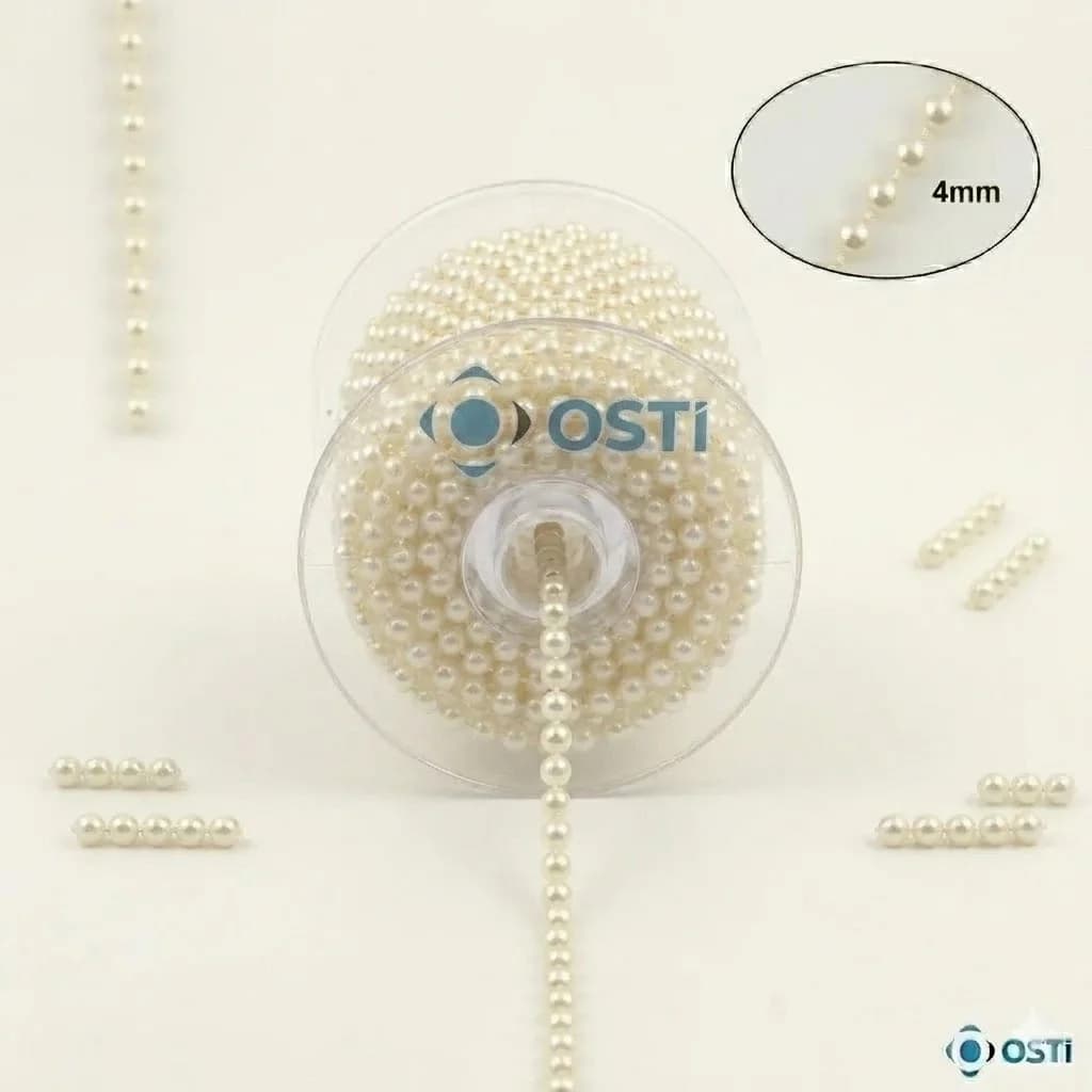 PLASTİK RULODA SABİT İNCİ 4MM 