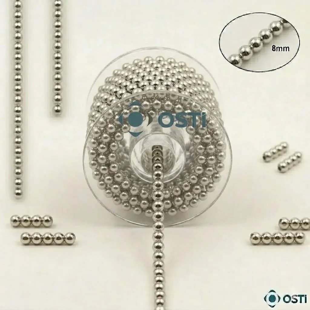 PLASTİK RULODA SABİT İNCİ 8MM GÜMÜŞ