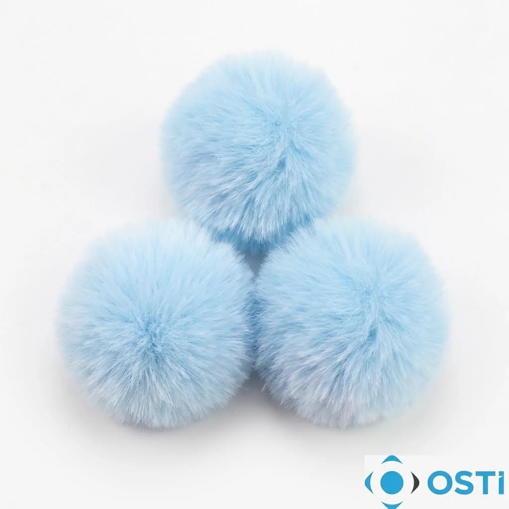 PELUŞ TÜYLÜ PONPON 25'Lİ 10CM 