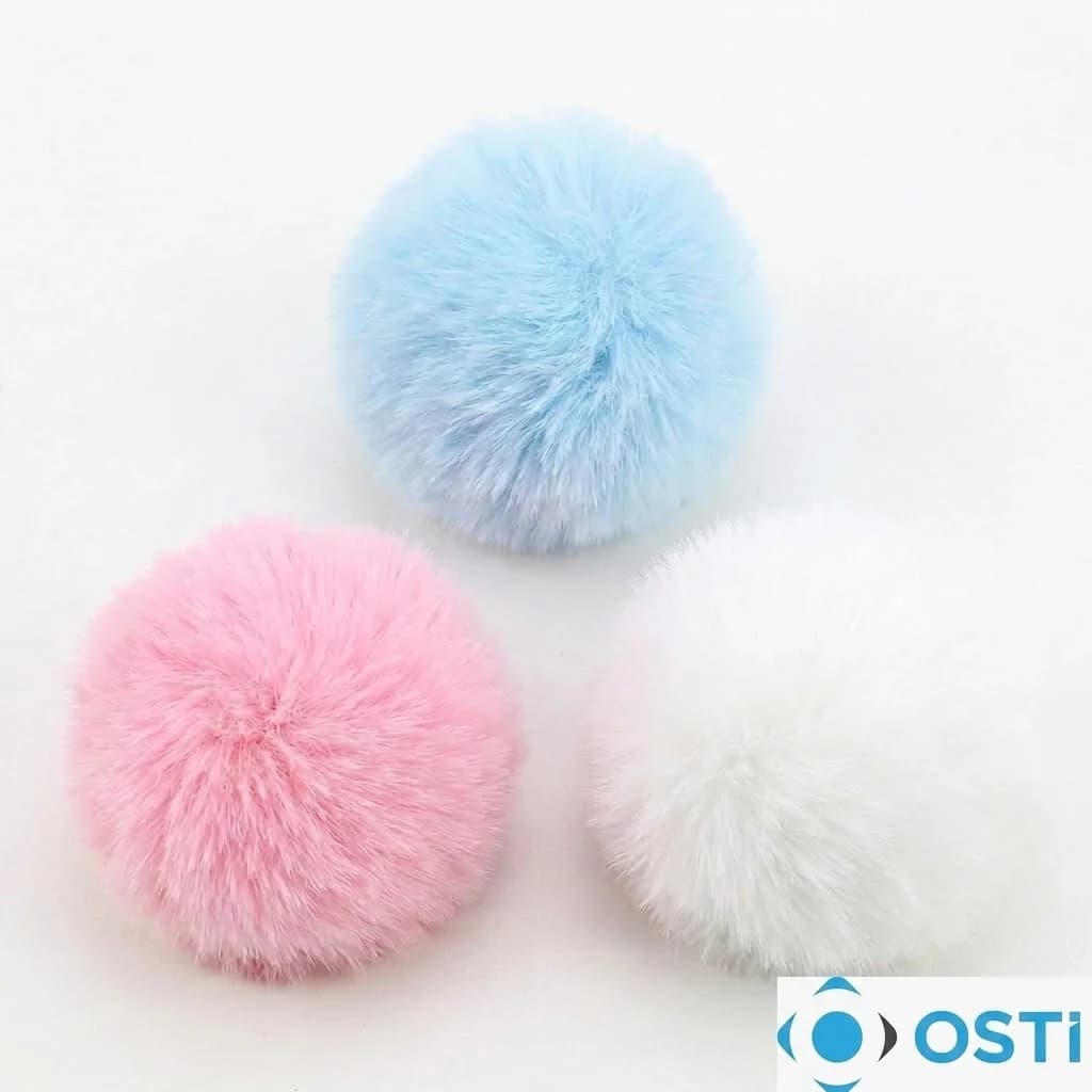 PELUŞ TÜYLÜ PONPON 25'Lİ 10CM 