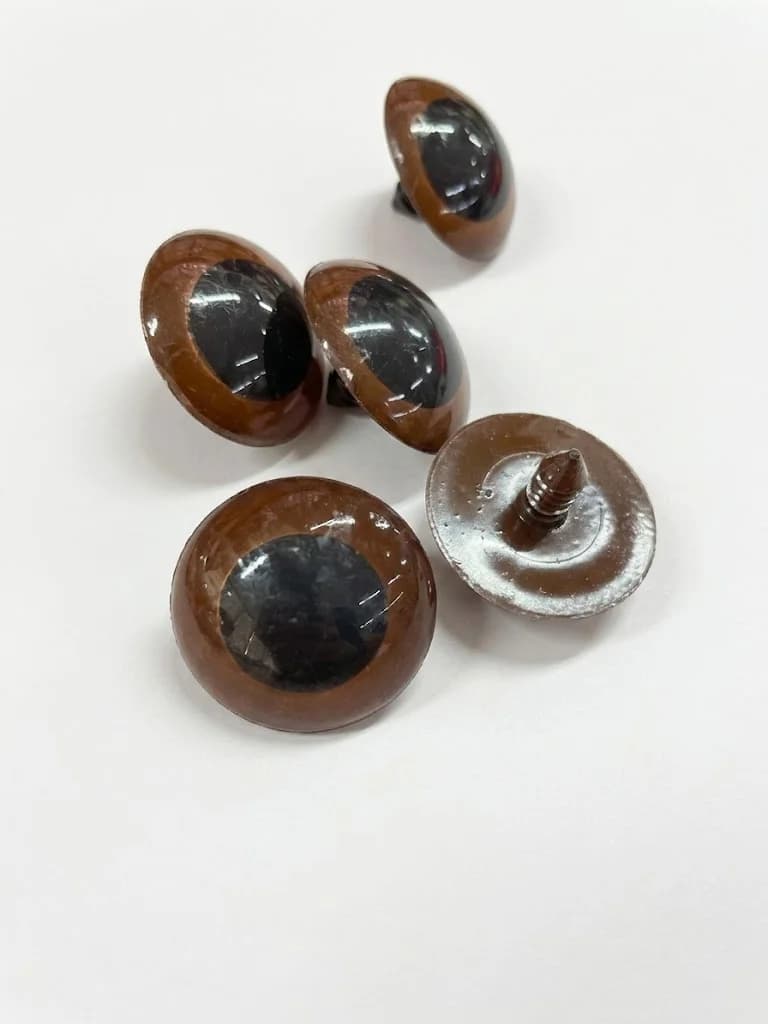 VİDALI GÖZ KAHVERENGİ 40 MM 100 ÇİFT