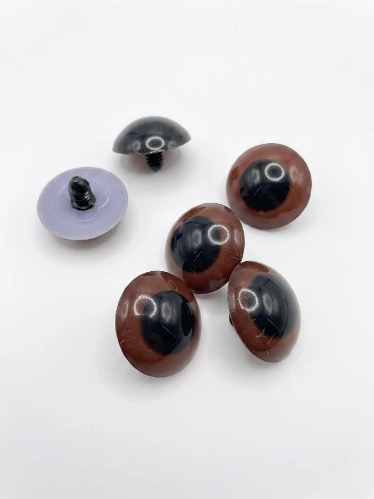 VİDALI GÖZ KAHVERENGİ 32 MM 100ÇİFT