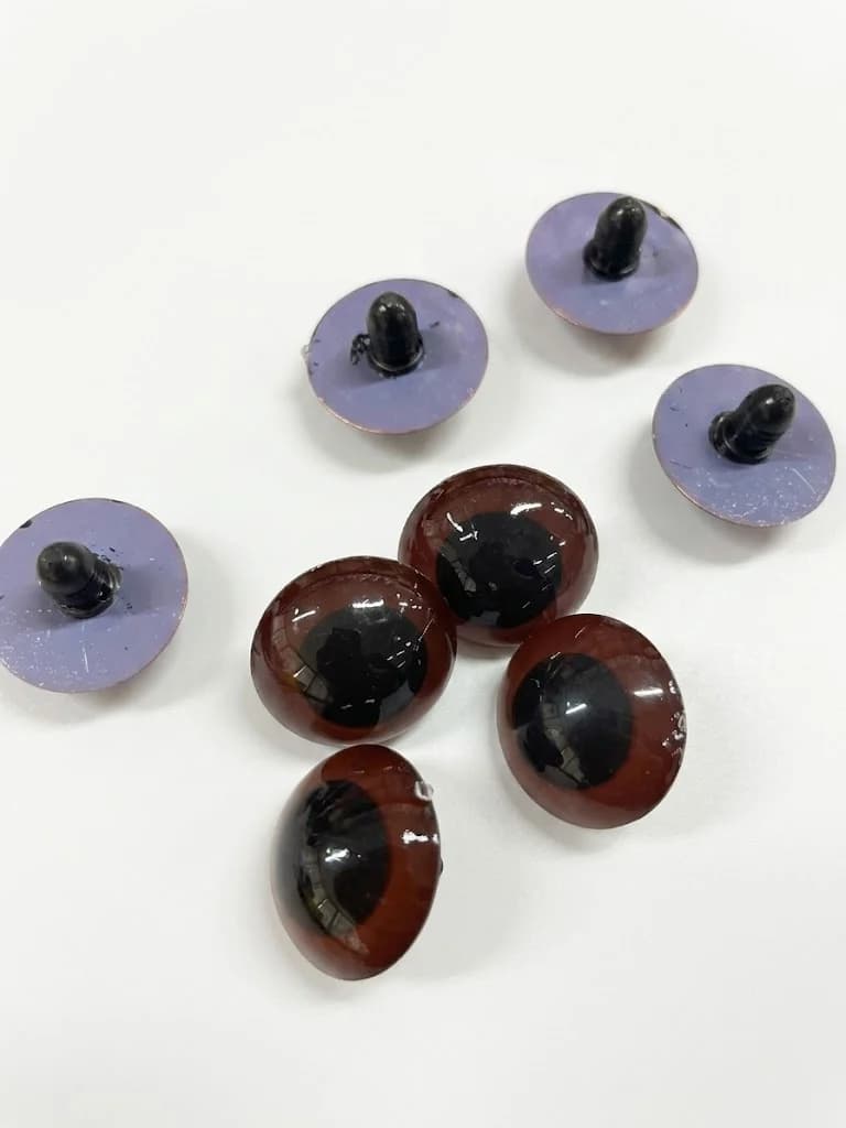 VİDALI GÖZ KAHVERENGİ 30 MM 100 ÇİFT