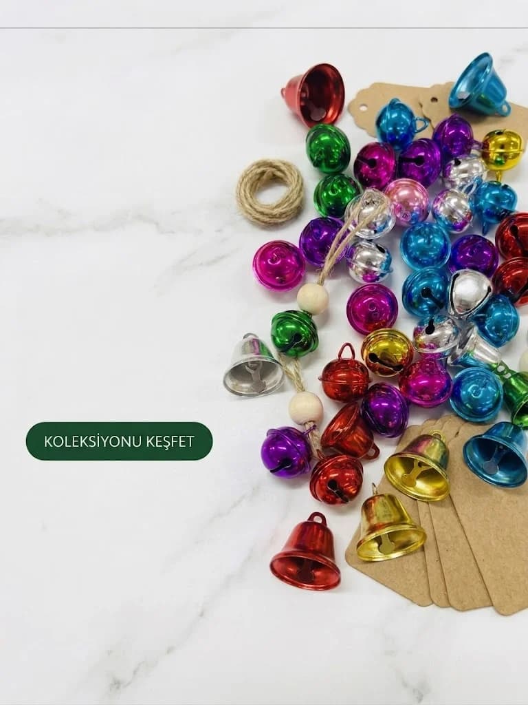 METAL ZİL KARIŞIK RENKLİ 22 MM 1000 ADET