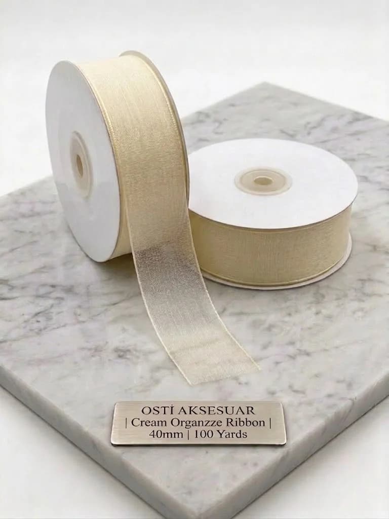 4CM ORGANİZE KURDELE 100 YARDA