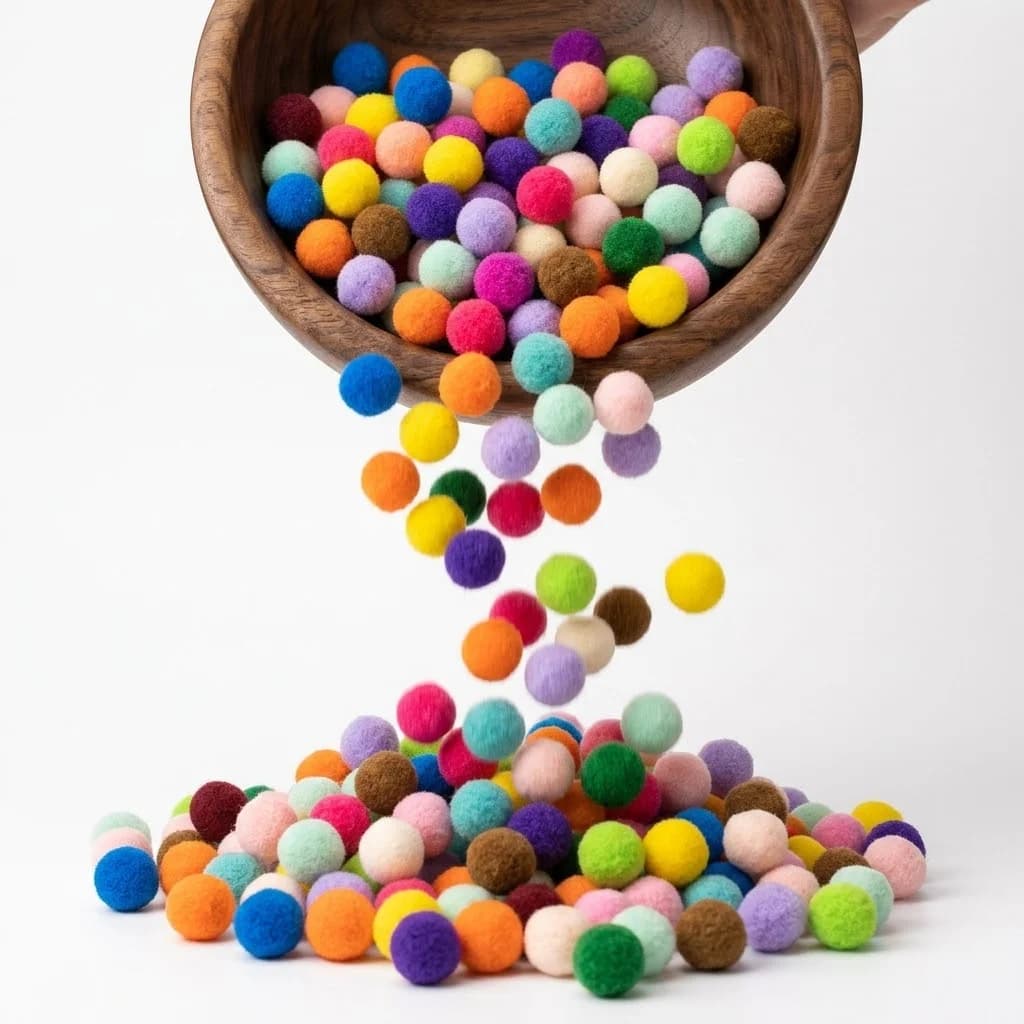 2 CM TEKLİ MUZ PONPON 1000'Lİ 