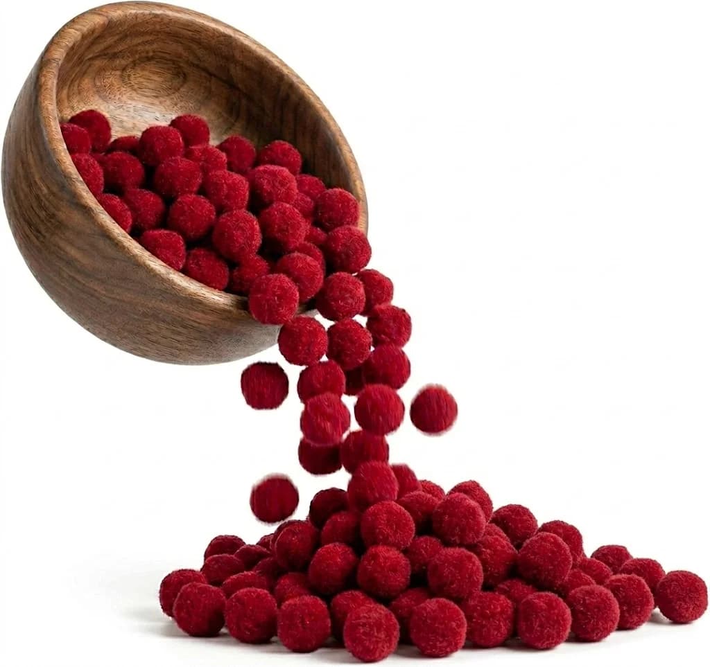 2,5 CM TEKLİ MUZ PONPON 1000’Li