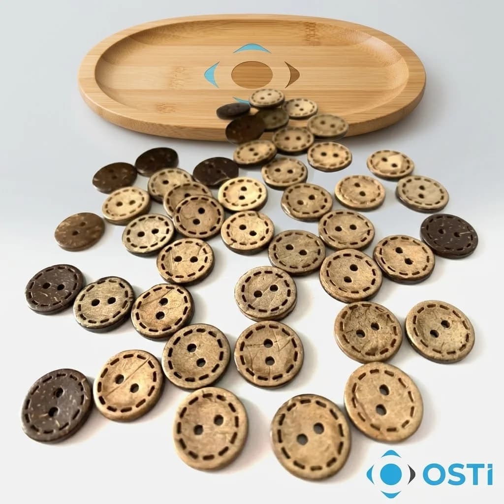 KOKONAT DÜĞME DİKİŞLİ 24 BOY 1000'Lİ