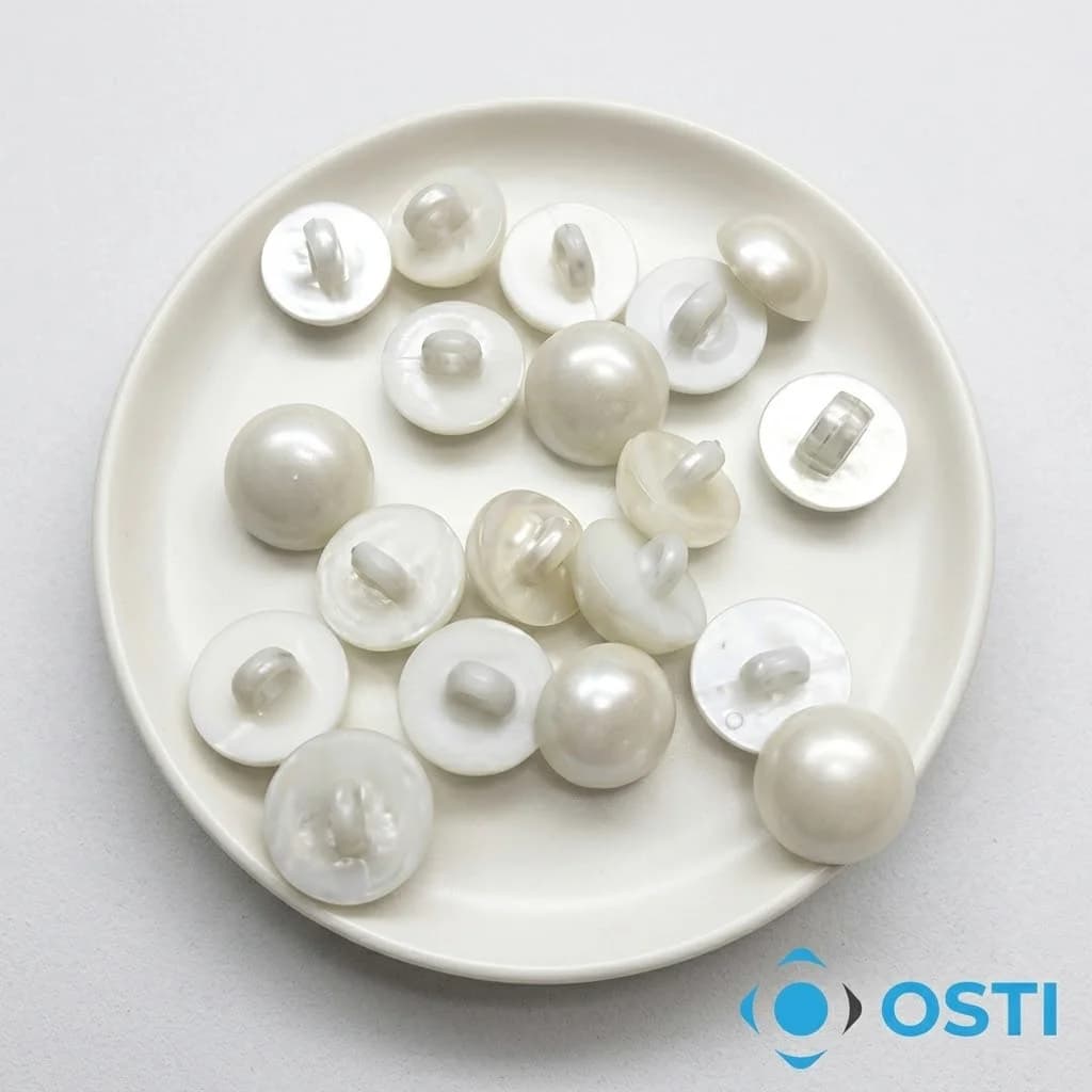 TOP DÜĞME 16MM 1000'Lİ BEYAZ-SİYAH