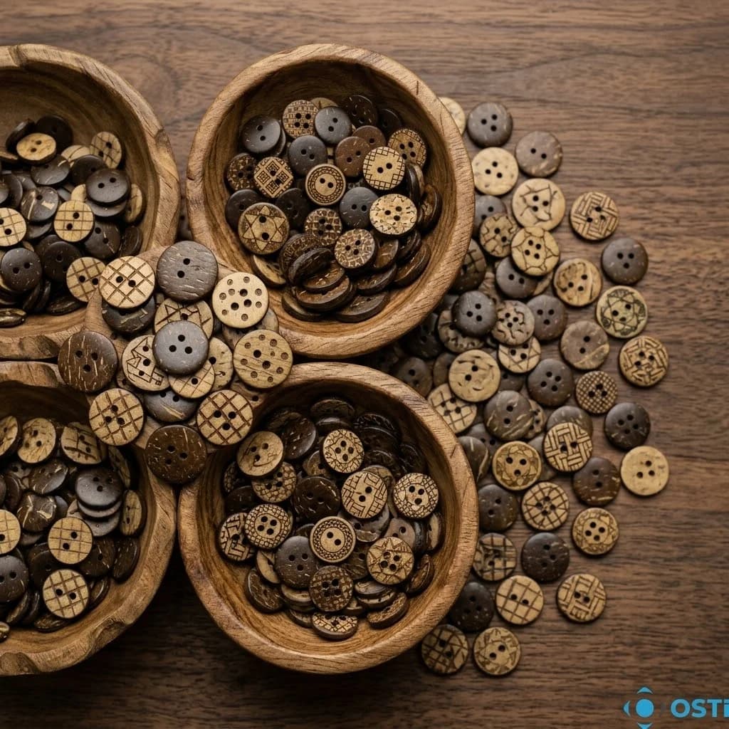 KOKONAT DÜĞME DESENLİ 20 BOY 1000'Lİ