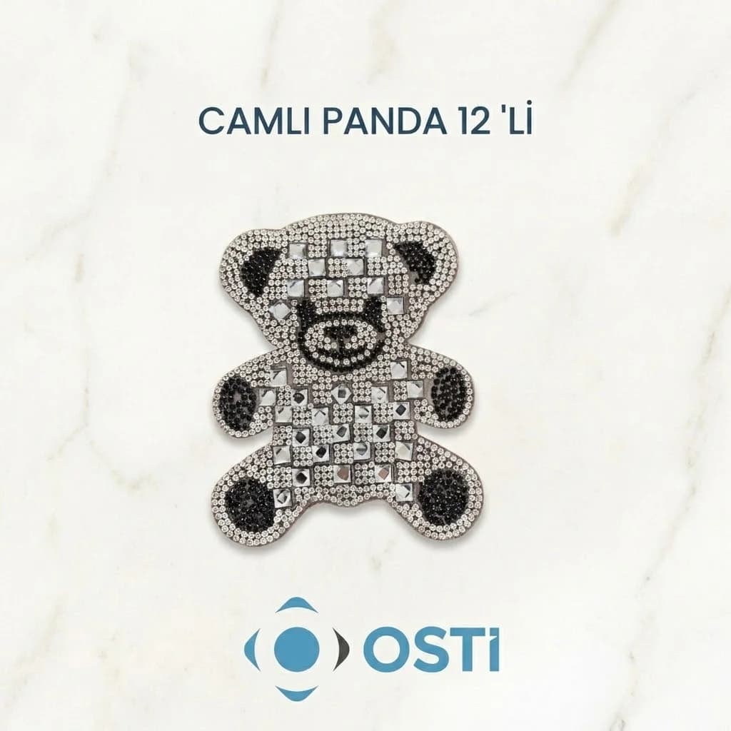 CAMLI PANDA BÜYÜK 12'Lİ
