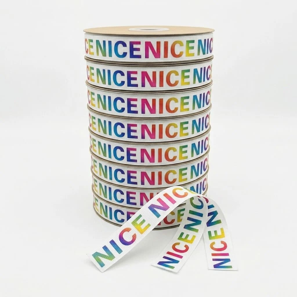NİCE DESENLİ GROGREN 2 CM 100 YARDA