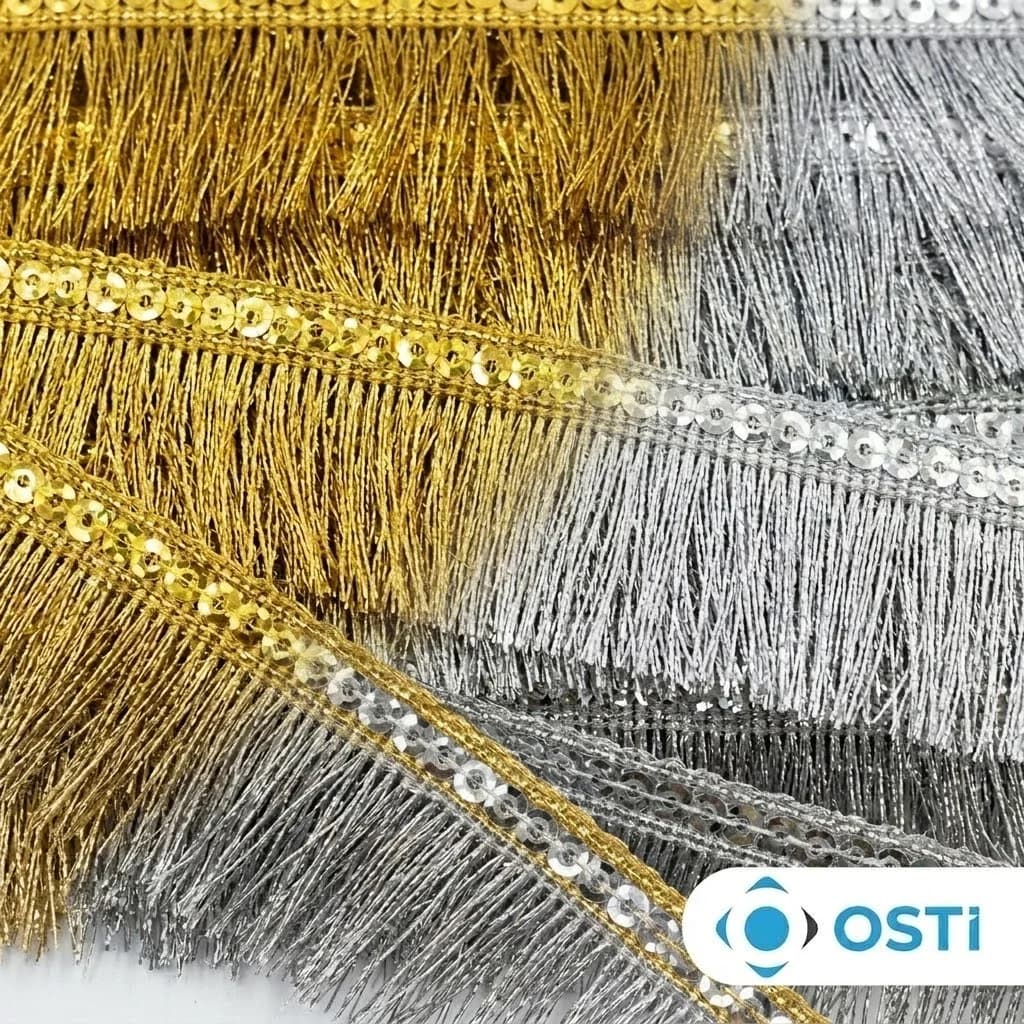 PULLU VE SİMLİ PÜSKÜL ŞERİT HARÇ 2,5CM 20YARDA