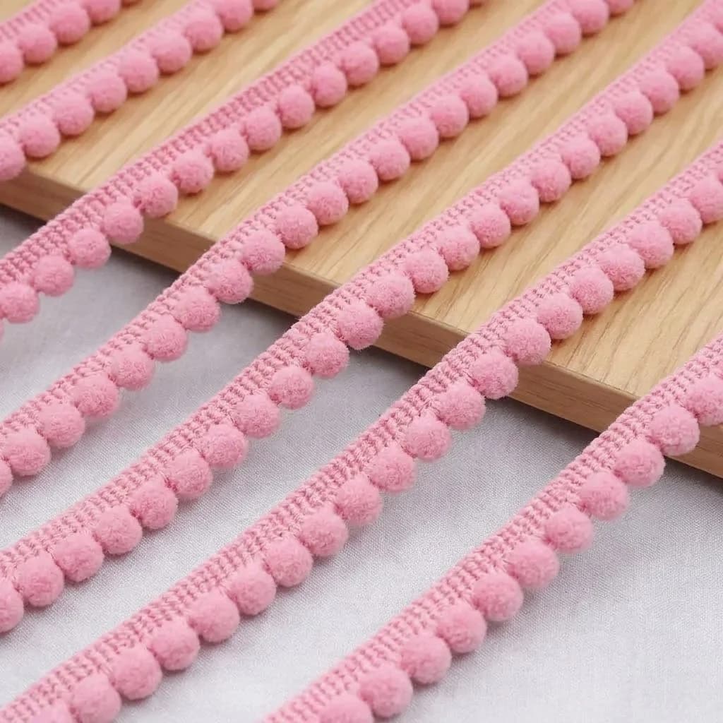 SIK ŞERİT PONPON 0,5 CM 25 YARDA