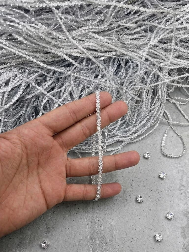 GÜMÜŞ ŞERİT 100 METRE 0,4 MM 
