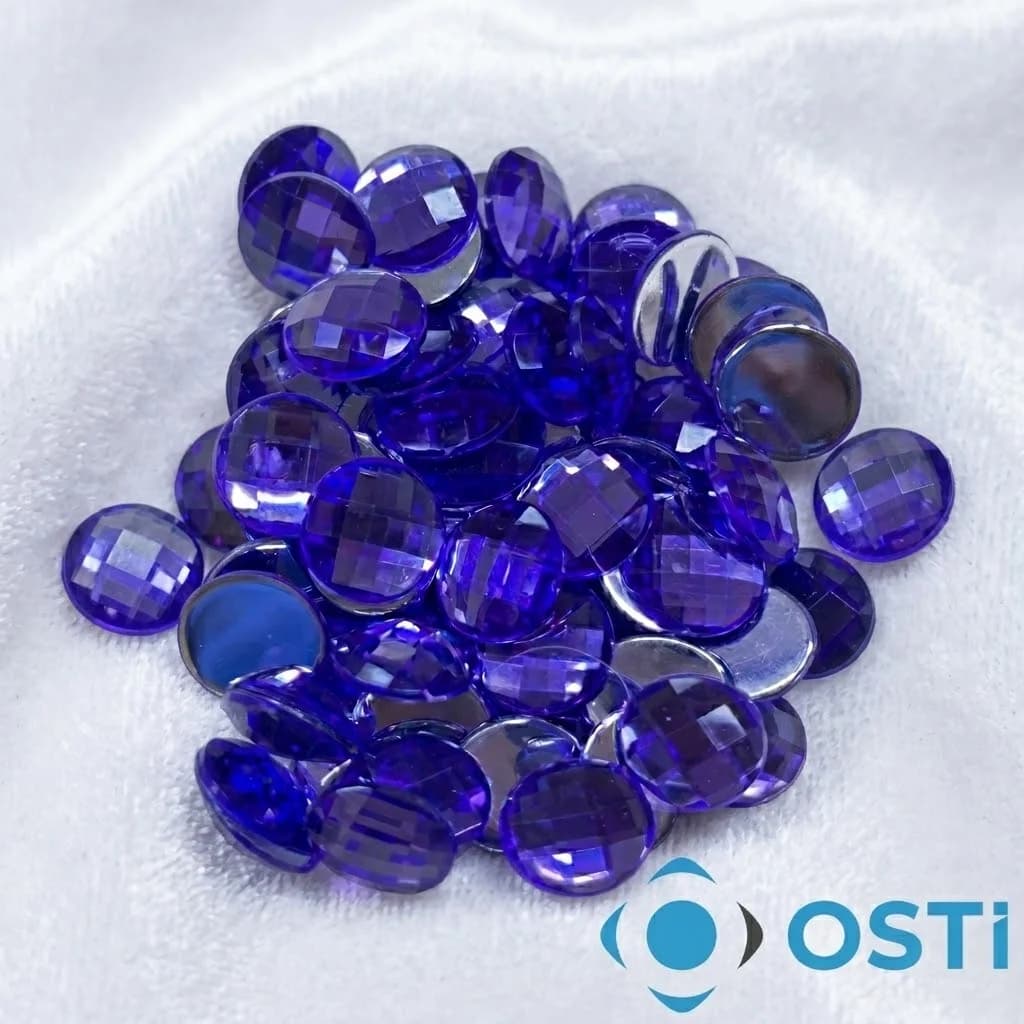 PLASTİK YAPIŞTIRMA TAŞ YUVARLAK 18MM