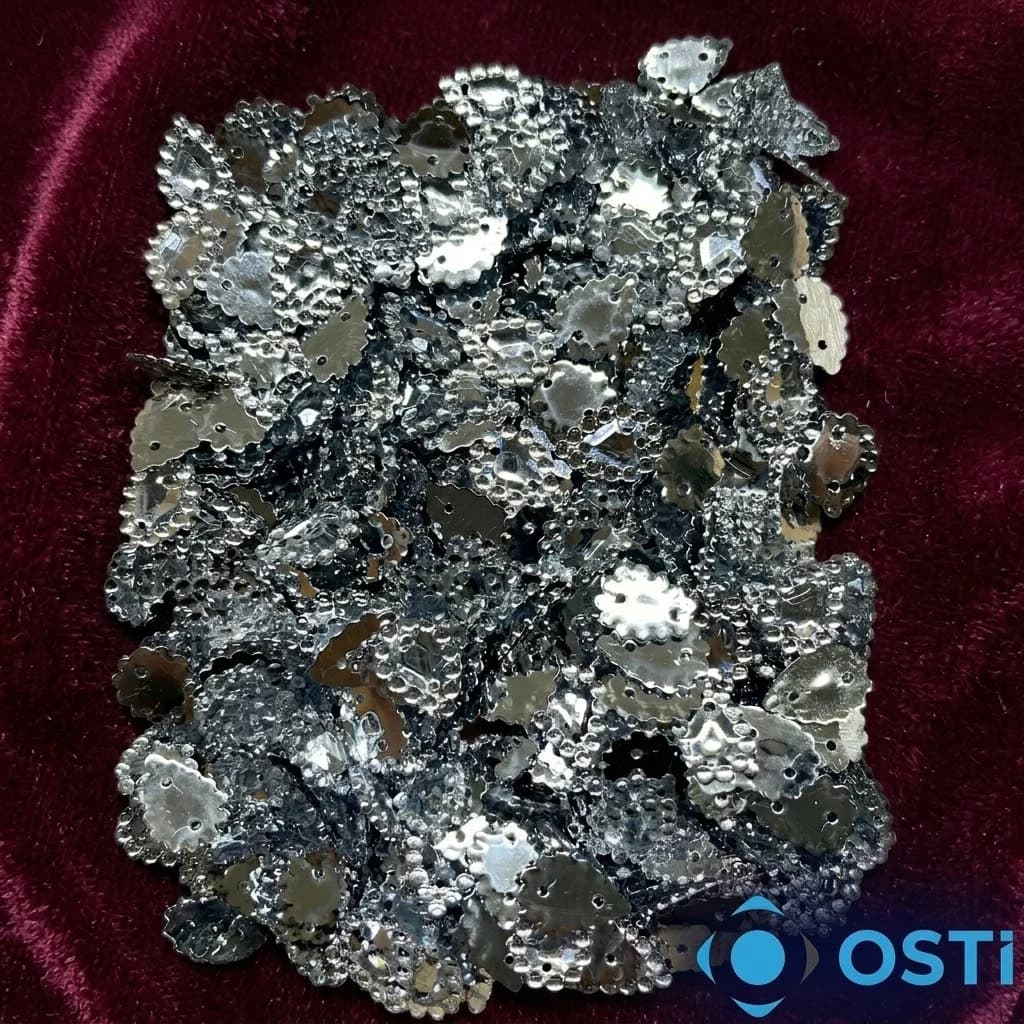PLASTİK DAMLA DESENLİ MOTİFLİ İŞLEMELİ TAŞ 16MM