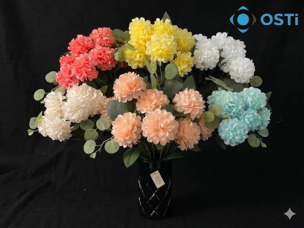 ORTANCA ÇİÇEĞİ 45 CM (9 DALLI)