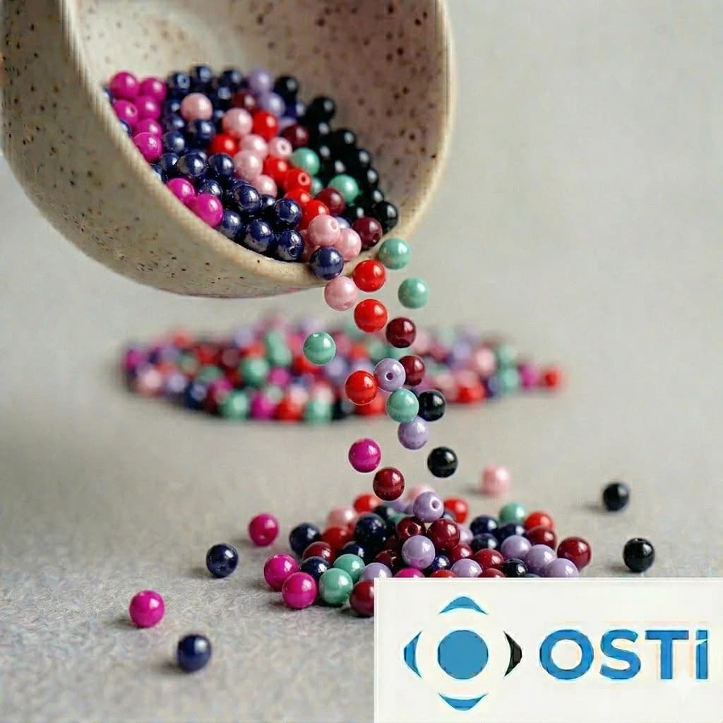 PLASTİK İNCİ BONCUK RENKLİ 6MM 
